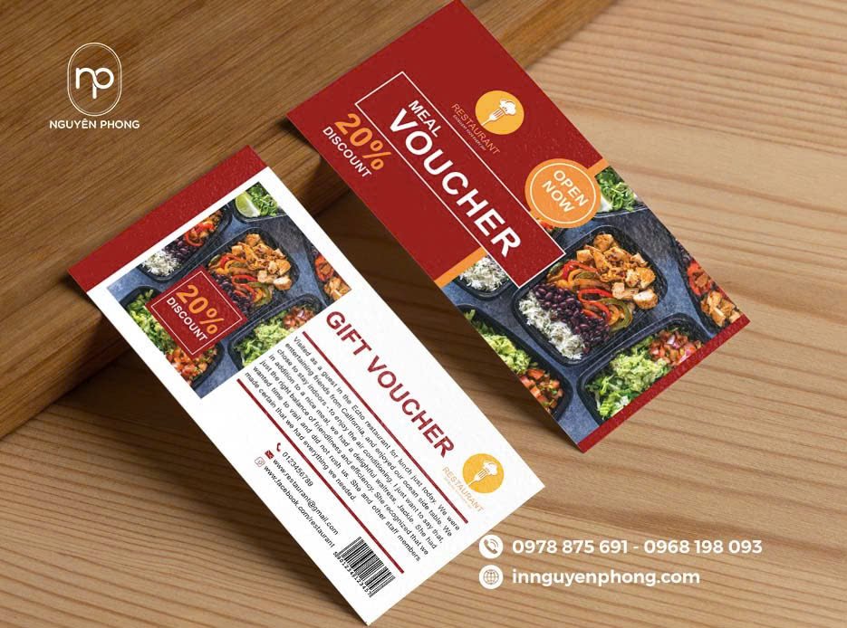 Voucher phù hợp cho các chương trình khuyến mãi của nhà hàng 